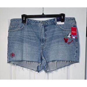 Old Navy x Disney High Waisted‎ OG Jean Cut Off Shorts Size 20